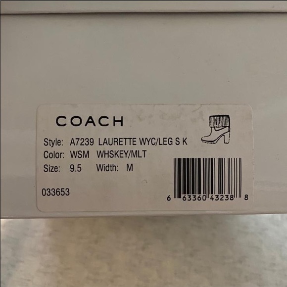 Coach leather booties - used - Picture 2 of 16